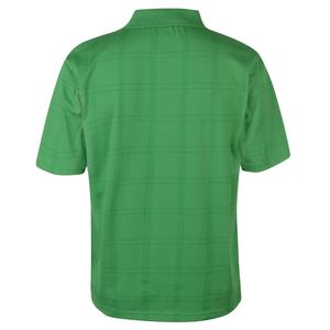 Chemise tricotée unie pour homme à manches courtes, respirante, décontractée, avec logo imprimé numériquement sur le devant - Product Image 2