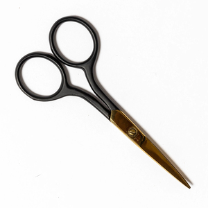 Ciseaux à broder à lames droites affûtées, couleur or titane, finition miroir, en acier inoxydable, pour travaux d'aiguille - Product Image 3