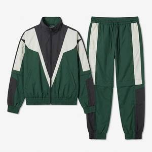 High Sales Custom Logo Green Black White Men's High Quality Nylon <b>Wind</b> <b>Breaker</b> Trousers Sets Summer Wear Men Streetwear Jackets - Product Image 1