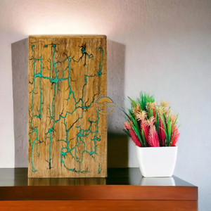 AYAANS Urna de cremación de madera de palisandro tallada a mano, superventas, para cenizas de adultos, urnas de cremación al por mayor (6X6X11)IN - Product Image 2