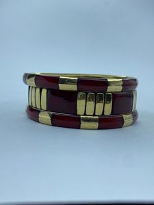Premium Handmade <b>Resin</b> and Brass Bangles for Women – Elegant Designer Fashion Jewelry Bracelet Set for Daily Wear, Parties, Wedd - Product Image 3