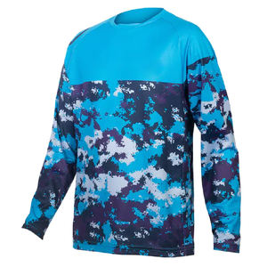 Ropa de Ciclismo MTB OEM, Jersey de Ciclismo de Montaña DH, Transpirable, con Estampado Gráfico Personalizado, Absorbe la Humedad, Camiseta de Motocross para Verano - Product Image 1