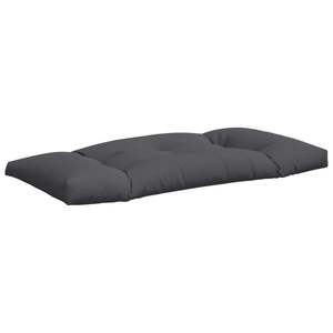 Lot de 2 coussins d'extérieur 100 % polyester anthracite, coussin de palette pour usage extérieur - Product Image 6