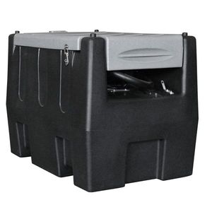 Ensemble de distributeur de carburant portable noir et gris de 50 gallons, équipement pour véhicules - Product Image 1