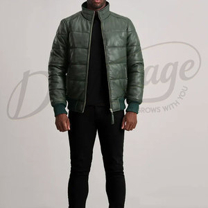 Manteau long en cuir matelassé marron pour homme avec capuche amovible, parka d'hiver chaude et rembourrée, coupe-vent longueur genou - Product Image 4