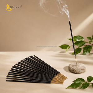 Bâtons d'encens noirs en bambou 100% naturels et écologiques à combustion rapide, Agarbatti, très demandés, emballage en vrac, fournisseur d'exportation Inde - Product Image 5