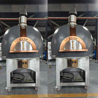 Four à pizza au gaz commercial, four à pizza rotatif automatique