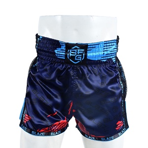 กางเกงขาสั้นมวยไทยขาสั้นสำหรับศิลปะการต่อสู้สามารถกำหนดโลโก้ได้เอง - Product Image 1