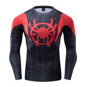 Sublimation <b>Printed</b> Spandex Compression Shirt for <b>Surfing</b> MMA Wrestling & Active Custom Logo Jiu Jitsu Rashguard BJJ Uniform - Product Image 5