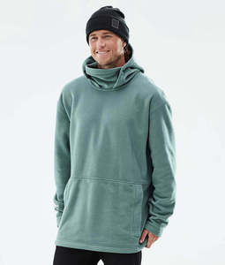 Sweat à capuche polaire premium pour homme, col montant, épais, coupe oversize, avec masque intégré, coupe-vent, pour activités sportives en extérieur - Product Image 1