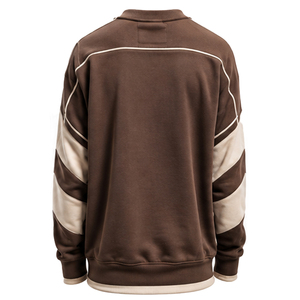 Sweat-shirt à col rond pour homme, impression personnalisée, broderie, polaire premium, pull-over décontracté, vêtements de sport, streetwear, fabricants OEM pour hommes - Product Image 6