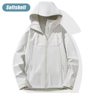 Chaqueta Softshell Impermeable con Capucha, Unisex, para Uso Casual al Aire Libre, con Logotipo Personalizado OEM, Precio al por Mayor - Product Image 5