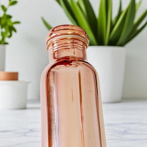 ขวดน้ำทองแดงขายดี ดีไซน์มินิมอล พกพาสะดวก พร้อมฝาปิด - Product Image 6