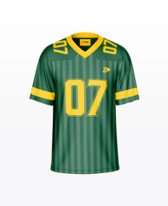 Maillot de football américain WLKY INTERNATIONAL personnalisé à col en V, qualité supérieure, manches courtes, grande taille, respirant et anti-humidité - Product Image 4