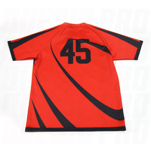 เสื้อรักบี้ชาย พิมพ์ลาย ระบายอากาศได้ดี เป็นมิตรกับสิ่งแวดล้อม กันยับ น้ำหนักเบา คุณภาพสูง ผลิตจากโพลีเอสเตอร์ 100% ออกแบบได้ตามต้องการ ชุดกีฬา - Product Image 3