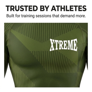 Rashguard de sport MMA personnalisé pour l'entraînement d'équipe, taille sur mesure, coupe compressive, équipement et accessoires MMA - Product Image 3