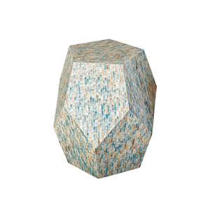 Mesa de Centro de Lujo con Incrustaciones de Hueso de Vietnam, Hecha a Mano, Redonda, con Incrustaciones de Madreperla, Mueble Moderno para Sala de Estar - Product Image 2