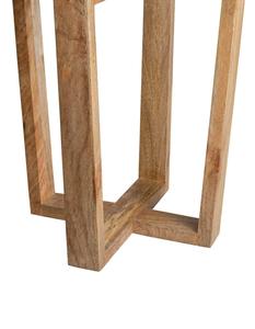 Table d'appoint en bois et marbre indien antique avec finition protectrice, durable et écologique, pour salon et usage domestique, vente en gros - Product Image 4