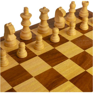 Juego de Ajedrez de Madera Plegable Hecho a Mano, Tablero de Ajedrez de Madera Maciza, Juego de Mesa Artesanal, Juego de Ajedrez de Regalo - Product Image 6