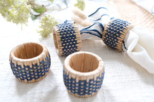 Handmade Napkin Ring Natural Weaving Rattan Napkin Holder for Restaurant Hotel Wedding <b>Party</b> <b>Table</b> Decoration - Product Image 2