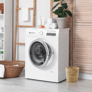 Ensemble de 2 paniers tissés en jacinthe d'eau naturelle Poubelle pour la gestion des déchets - Product Image 2