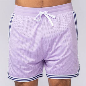 Tenues de basket-ball personnalisées OEM, imprimées par sublimation, grandes tailles, ensemble short, respirant, séchage rapide, tissu en maille 100% polyester - Product Image 1