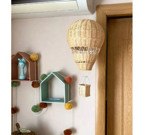 Hot Air Balloon Rattan Wicker <b>Wall</b> Hanging for Home Decorative Kid Toy House Hanging Balloon | Best Gift for Birthday, Christmas - Product Image 3
