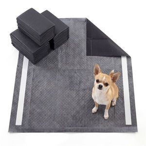 Paquete de 150 almohadillas ultra absorbentes para orina de perro de 24"x24" con 6 capas y control de olores, suministros de entrenamiento para mascotas con carbón activado - Product Image 1