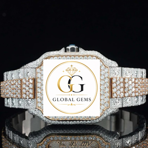Top Selling Fully White Iced Out Diamond Watch with Full Stones For Wedding or Party Available at Export Price - Product Image 2
