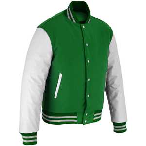 Vêtements d'hiver, veste d'hiver en cuir/laine, vestes varsity en vente en ligne à prix avantageux - Product Image 4