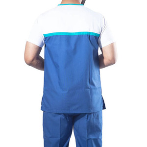 Hospital Medical Men <b>Doctor</b> Scrub Suits for Stretchy Men Wear Scrubs Nursing Surgical Uniforms <b>Sets</b> for Men - Product Image 2