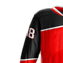 Tenues de hockey sur glace 100 % polyester sur mesure, service OEM, impression par sublimation du nom de l'équipe pour vêtements d'équipe - Product Image 4
