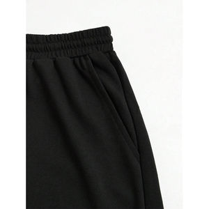 Ensemble de survêtements courts pour hommes, personnalisé par le fabricant, style vintage délavé à l'acide, imprimé sérigraphié, style urbain estival - Product Image 3