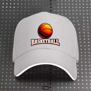 Une casquette de baseball avec motif de basket-ball, adaptée aux hommes et aux femmes, légère et réglable, idéale pour l'extérieur. - Product Image 2
