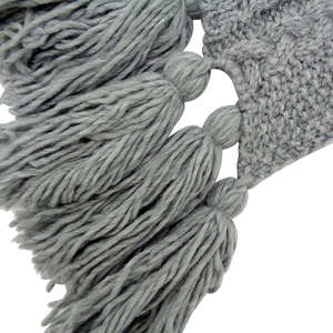 ผ้าพันคอไหมพรมแบบยูนิเซ็กซ์สีตามสั่ง - ผ้าพันคอฤดูหนาวแบบสั่งทำพิเศษ - ผ้าคลุมคอถักโครเชต์เนื้อนุ่มระบายอากาศได้ดี - Product Image 2