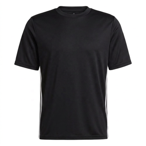 Wholesale Breathable Mesh Round-neck Short-sleeved <b>T</b>-<b>shirt</b> for Summer Casual Solid Color Loose Fit Comfortable Adult Men's - Product Image 2