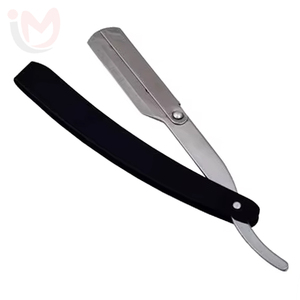 Navaja de Afeitar Profesional de Acero Inoxidable para Barbería, Corte Recto, para Uso Facial - Product Image 1