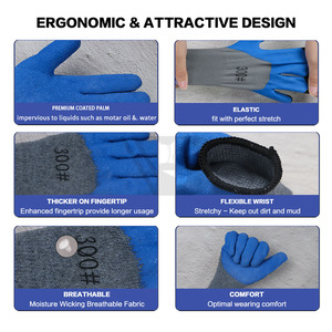 Factory Directly Anti-Static Safety <b>Gloves</b> Leather Acrylic for Construction Industry Work Wrinkle Resistant - Product Image 4