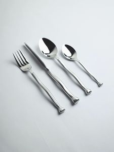Eco Friendly Portable Metal Cutlery Set Reusable Flatware Ideal For Travel Office <b>Lunch</b> Camping And Outdoor Dining Needs - Product Image 6