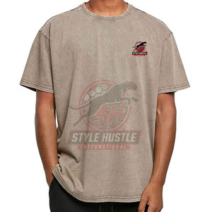 Camisetas de Hombre con Lavado Ácido de Alta Calidad y Nuevo Diseño, Camisetas de Hombre con Lavado Ácido Más Vendidas en Oferta - Product Image 2