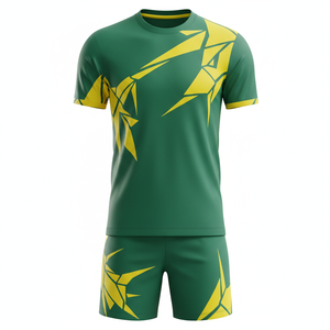 ชุดฟุตบอลแบบยูนิเซ็กซ์พร้อมกางเกงขาสั้น Surf Elite ชุดสองชิ้น ชุดฝึกซ้อมฟุตบอล แห้งเร็ว ชุดกีฬา รับผลิตตามแบบ OEM - Product Image 1