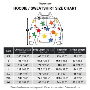 Sweat à capuche unisexe en polyester et coton - Noir avec étoiles multicolores - Product Image 6