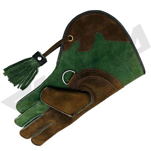 Gants de Falconerie en Cuir Double Couche Écologiques de Haute Qualité avec Logo Personnalisé pour la Sécurité en Plein Air en Hiver - Product Image 2