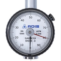 Testeur de dureté portable ADIS Shore D, duromètre analogique en acier inoxydable pour l'essai du caoutchouc et des polymères, à vendre