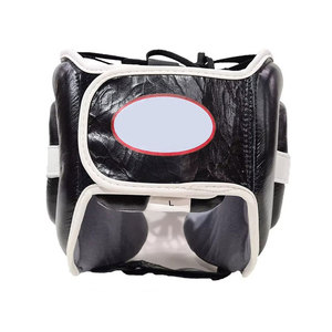 Protège-tête de boxe en cuir de haute qualité, nouveau style, pour arts martiaux, en vente en ligne - Product Image 6