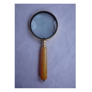 Lupa con mango de hueso, ideal para leer libros, documentos, revistas, uso en oficinas y bibliotecas, ¡muy vendida! - Product Image 3