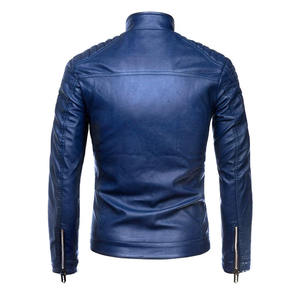 <b>SMART</b> SHINE ENTERPRISES <b>Men</b> Premium Genuine Leather <b>Jacket</b> Casual Soft Comfortable Durable Full Zip Regular Fit Fashion - Product Image 2