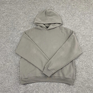 Custom Men Hoodie Custom Pattern Custom Logo Oversized Plus Size Blank Fashionable Streetwear Loose Fit Men Pullover - Product Image 3