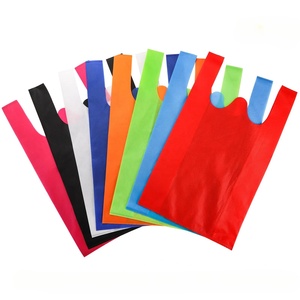 Công Suất Lớn W Hình Dạng Tái Sử Dụng Hàng Tạp Hóa Mua Sắm Túi Bán Buôn Không Dệt Vải Có Thể Gập Lại Trọng Lượng Nhẹ Trong Màu Sắc Khác Nhau - Product Image 3