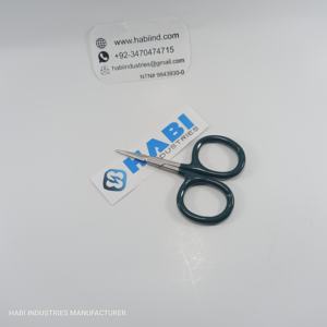 Rubber Grip Custom Embroidery Stainless Steel <b>Mini</b> Right-<b>Handed</b> Cuticle Scissors High Quality Beauty - Product Image 5